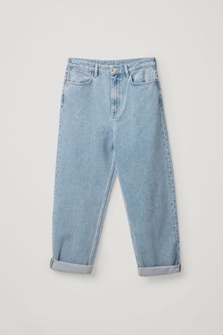 COS + High-Waisted Tapered Jeans