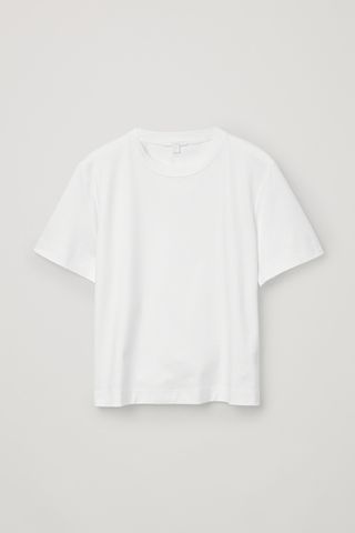 COS + Slightly Cropped Jersey T-Shirt