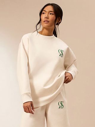 River Island + Ecru Ri Studio Long Sleeve Sweatshirt