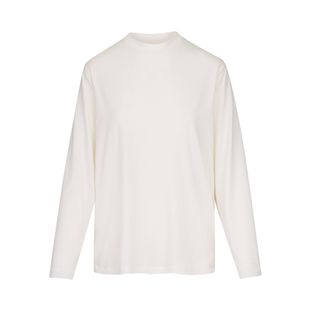 Skims + Boyfriend Long Sleeve T-shirt in Marble