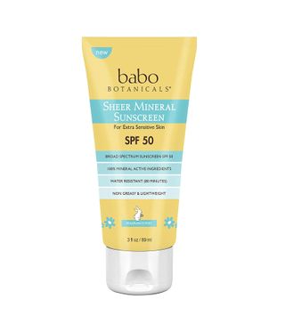 Babo Botanicals + Sheer Mineral Sunscreen Lotion SPF 50