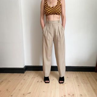 Etsy + 80s High Rise Smart Pants by Liz Claiborne