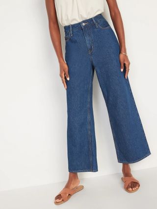 Old Navy + Extra High-Waisted Wide-Leg Jeans