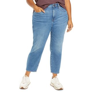 Madewell + The Curvy Perfect Vintage Crop Jeans