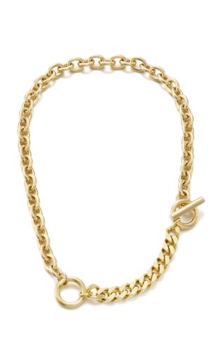 Numbering + 14k Gold-Plated Chain Necklace