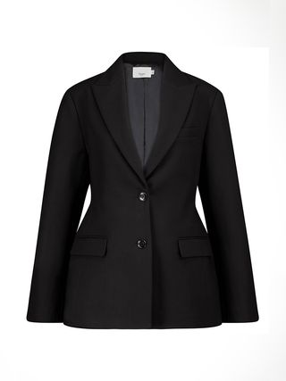 The Frankie Shop + Hourglass Cotton Blazer