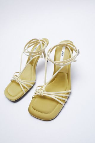 Zara + Padded Insole Heeled Sandals