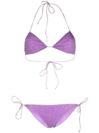 Oséree + Lumière Lurex Bikini Set