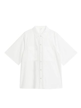 Arket + Embroidered Cotton Shirt