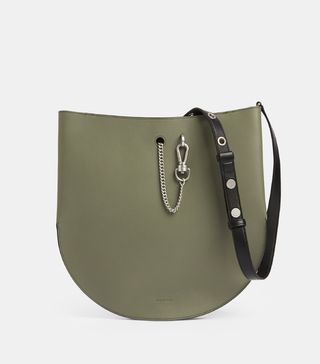 AllSaints + Beaumont Leather Hobo Bag