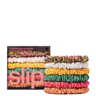 Slip + Pure Silk Skinny Scrunchies in La Dolce Vita