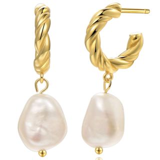 Embolden Jewelry + Baroque Pearl Drop Earrings