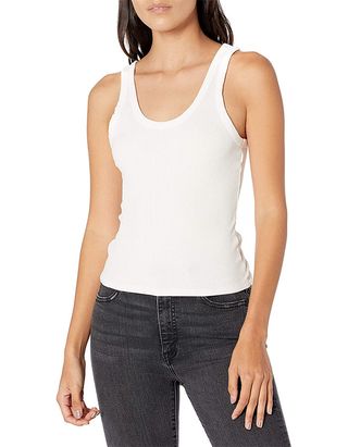 The Drop + Michelle Scoop Neck Fitted Tank Top
