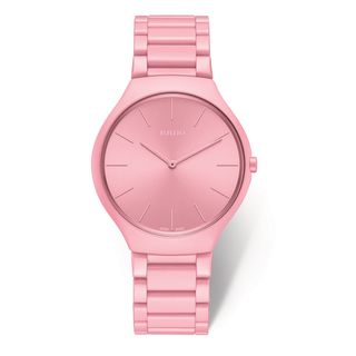 Rado + True Thinline Les Couleurs Le Corbusier Watch in Luminous Pink