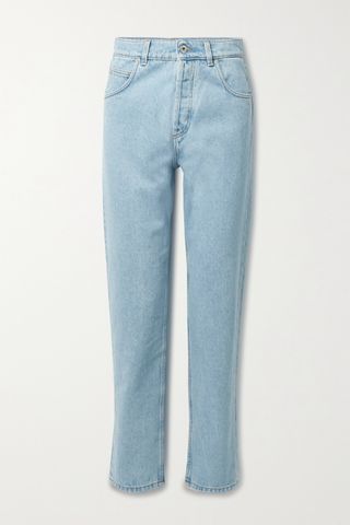 Loewe + High-Rise Tapered Jeans