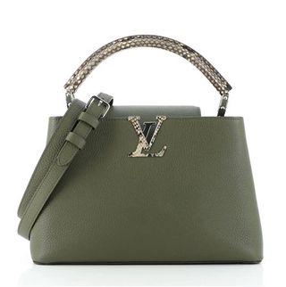 Louis Vuitton + Capucines Bag Leather