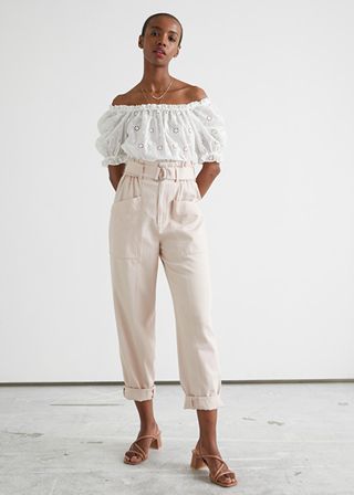 & Other Stories + Relaxed Paperbag Waist Trousers