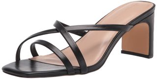 The Drop + Amelie Strappy Square Toe Heeled Sandal