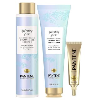 Pantene + Shampoo and Conditioner Set, plus Hair Mask Rescue Shot Treatment