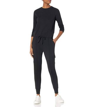 Daily Ritual + Terry Cotton and Modal Relaxed-Fit Cropped Long-Sleeve Sweatshirt and Jogger Set