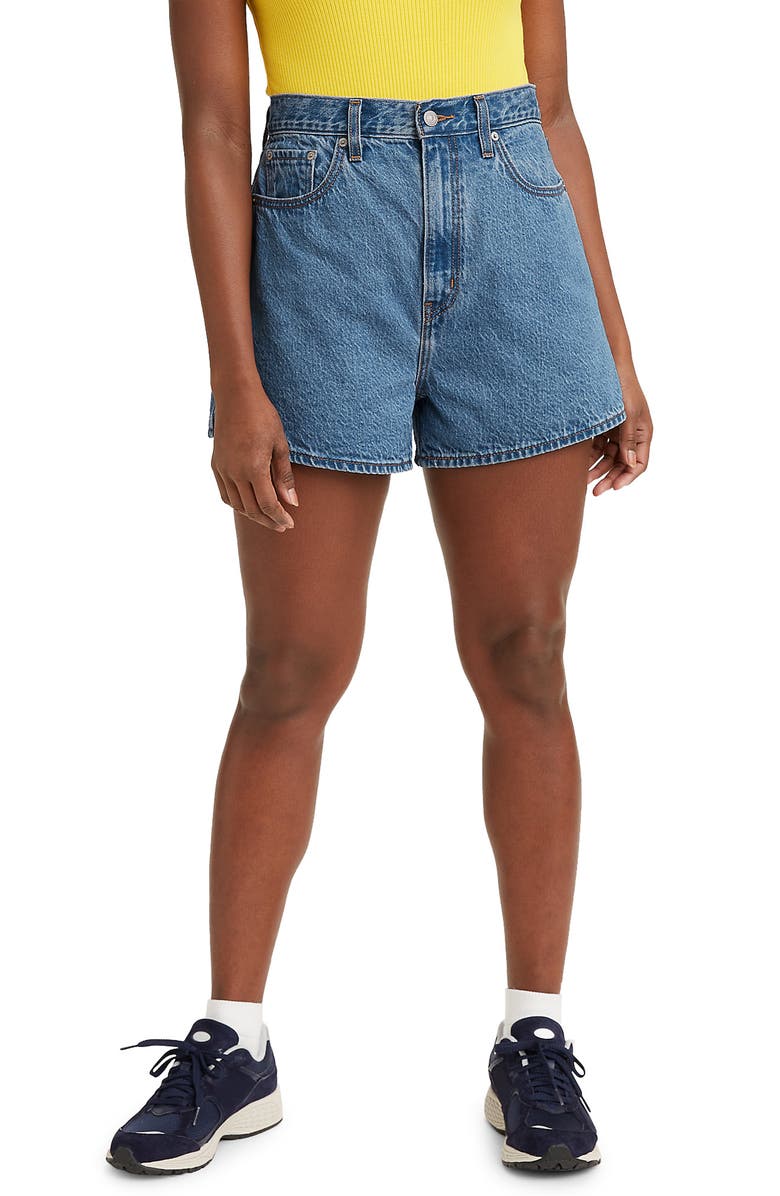 Levi's + Super High Waist Loose Denim Shorts