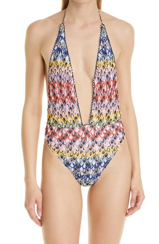 Missoni + Knit One-Piece Swimsuit