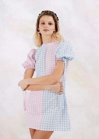 Olivia Rose the Label + The Picnic Dress in Pink & Blue Gingham