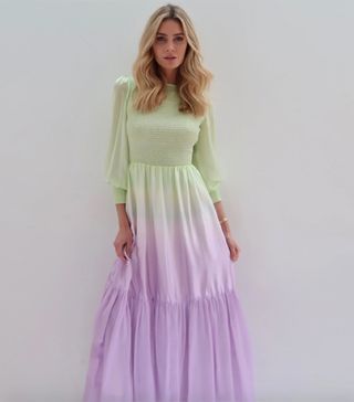 Olivia Rubin + Sadie Ombre Silk Dress