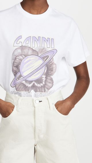 Ganni + Saturn Tee