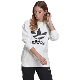 Adidas + Trefoil Crewneck Sweatshirt