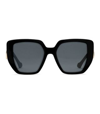 Gucci + Rectangular-Frame Sunglasses
