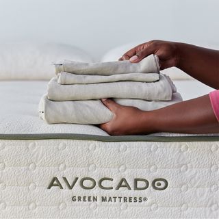 Avocado + Organic Linen Sheets, Queen