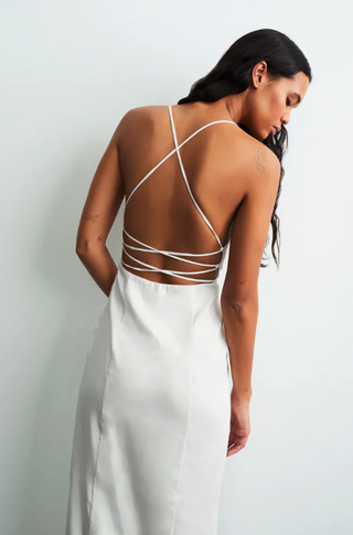 Zara + Linen Blend Dress