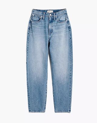 Madewell + Baggy Tapered Jeans in Markwood Wash