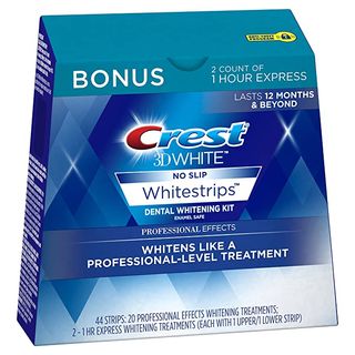 Crest + 3D White Professional Effects Whitestrips 20 Treatments + 1 Hour Express Whitestrips 2 Treatments Kit