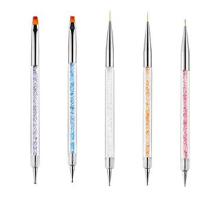 Ealicere + 5 Piece Double-Ended Nail Art Brushes