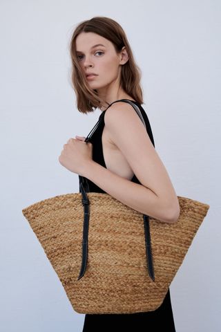 Zara + Jute Basket Bag