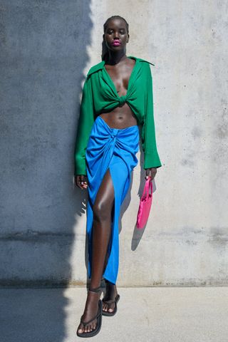 Zara + Wrap Skirt