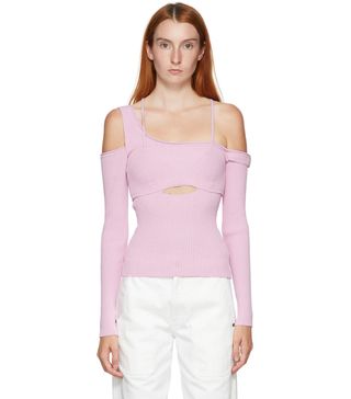 Jacquemus + Pink La Maille Figuerolles Sweater