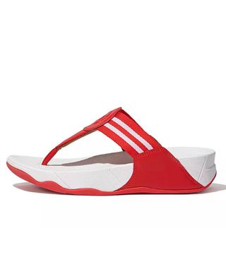 FitFlop + Walkstar Webbing Toe-Post Sandals Red