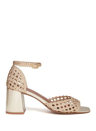 Souliers Martinez + Procida Woven Leather Sandals