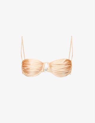 Isa Boulder + Ripple Ruched Underwired Bikini Top