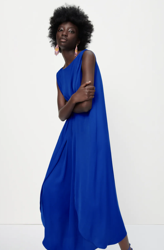 Zara + Satin Effect Dress