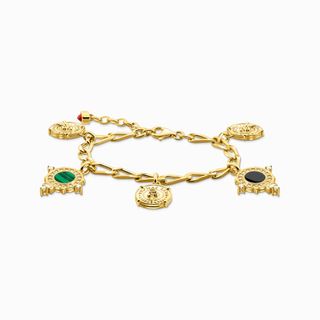 Thomas Sabo + Bracelet With Disc Gold Plated