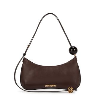 Jacquemus + Le Bisou Perle Leather Shoulder Bag