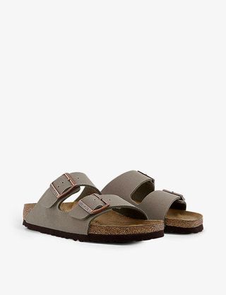 Birkenstock + Arizona Faux-Leather Sandals