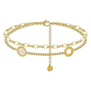 Boutiquelovin + Gold Plated Link Chain Layered Bracelets