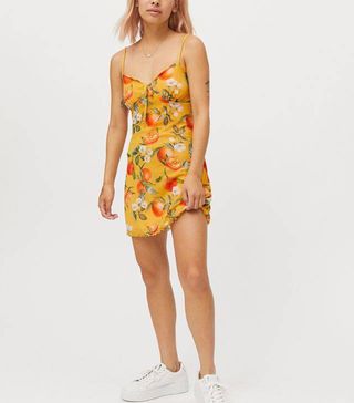 Urban Outfitters + UO Elodie Printed Mesh Mini Dress