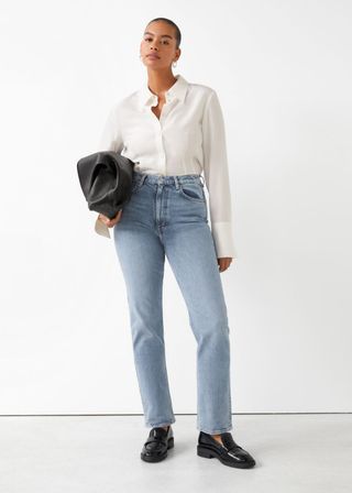 & Other Stories + Favourite Cut Jeans in Light Blue