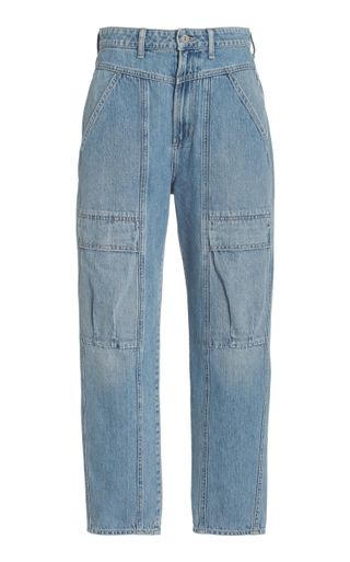 Citizens of Humanity + Willa Rigid High-Rise Cropped Utility Jeans